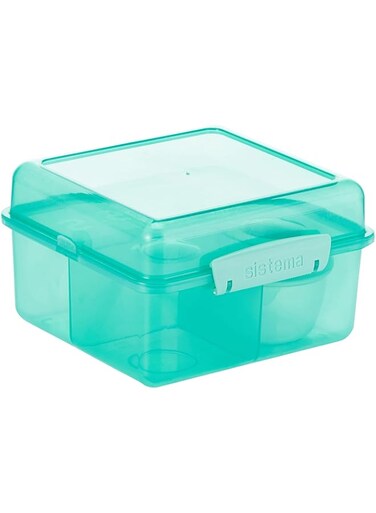 Sistema Lunch Cube Max With Yogurt 2L Green, 41745