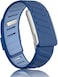 Silicone Wristband Compatible with Whoop 5.0 Band, Comfort Durable Soft Adjustable Silicone Sports Loop Strap for Men &amp; Women, with U Shapped Connector  Blue -One / Peak
