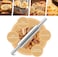 Stainless Steel Rolling Pin for Baking &ndash; Non Stick Dough Roller with Smooth Surface, Heavy Duty Metal Rolling Pin for Pizza, Cookies, Bread &amp; Pastry &ndash; Easy to Clean Kitchen Baking Tool