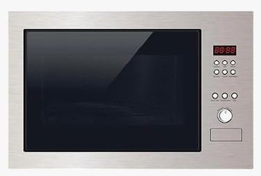CM SOLID INOX 60cm Built-In Microwave Oven &ndash; 31L Microwave with Grill, Easy-Tronic Control &amp; Stainless Steel Finish