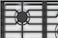 CM VERONA INOX 90cm Built-In Gas Hob &ndash; Stainless Steel Cooktop with Cast Iron Pan Supports &amp; Safety Device