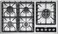 CM BOX 90cm Stainless Steel Gas Hob &ndash; 5 Burner Cooktop with Cast Iron Pan Supports &amp; Safety Device