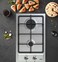 CM QUADRA 30 G Built-In Gas Hob &ndash; Compact LPG Cooktop with 3000W Rapid, Auxiliary Simmer Burner &amp; Triple Flame Wok Burner