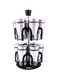 12-Piece Spice Jar Silver 21x21x34cm