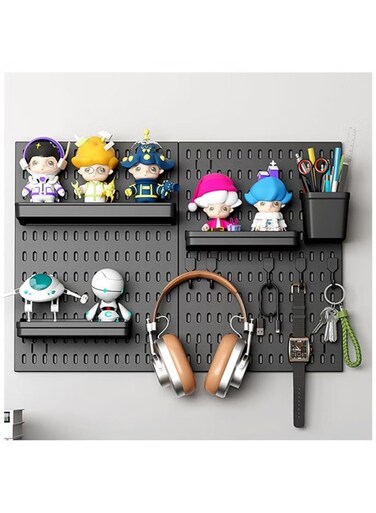 Pegboard Wall Mount Display Pegboard Combination Kit for Living Room Gaming Room Pegboard Hanging for Wall Organizer Pegboard Holder for Organizing