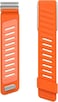 Silicone Wristband Compatible with Whoop 5.0 Band, Comfort Durable Soft Adjustable Silicone Sports Loop Strap for Men &amp; Women, with U Shapped Connector Orange-LIFE/ MG