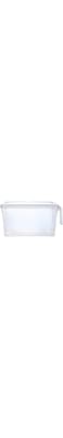 Airtight Rectangular Food Storage Container With Lid And Handle For Meal Prep Kitchen And Pantry Organization Clear 3.6Liters Transparent