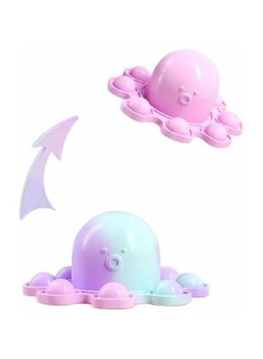 HALAMODO Octopus Pop Fidget Toy, Sensory Squishy Toys Flip It Relieve Anxiety, Lovely Pop Keychains, Baby Bath Tub Toys