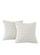 Decorative Cushion Cover Pillow Cases Corduroy Creamy White 45x45 Centimeter