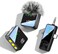 3-in-1 Wireless Lavalier Microphone for iPhone, Android, Cameras - Mini Microphone with Digital Display &amp; Noise Reduction(Black)