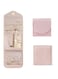 AUXIN Mini Travel Jewelry Organizer Case for Holiday Vacation Storage Earrings Studs Rings Necklaces Bracelets Brooches, Foldable Pouches Roll Bag for Women Ornaments (Pink)