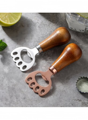 Stainless Steel Vertical Beer Openers for Home Decoration Beer Caps Remover Ergonomic Handle Beverage Opening Tool