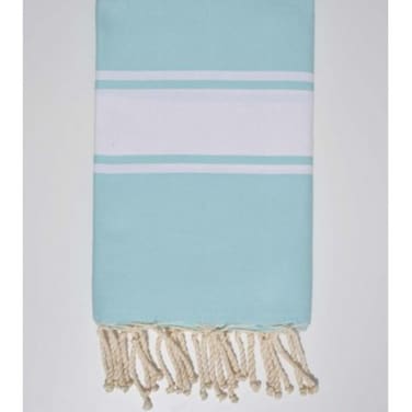 
Classic Beach Towel 100% recycled cotton Blue green