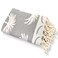 Palm   Beach Towel 100% recycled cotton Grey