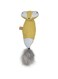 D&amp;D Rocco Catnip Cuddle Cat Toy - CHENNILLE YELLOW/40X11CM