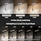 Book Lights for Reading at Night in Bed, Rechargeable Book Light with Memory Function, Eye Care Clip on Reading Light 2700K 4500K 6000K &amp; 10 Brightness Dimmable - 2 Pack