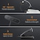Book Lights for Reading at Night in Bed, Rechargeable Book Light with Memory Function, Eye Care Clip on Reading Light 2700K 4500K 6000K &amp; 10 Brightness Dimmable - 2 Pack