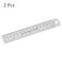 CRAFT MAGIC Heavy-Duty Stainless Steel Ruler (15cm6inch 2-Pack) Durable Metal Measuring Ruler for School, Office &amp; Craft Projects &ndash; Precision Straight Edge Tool