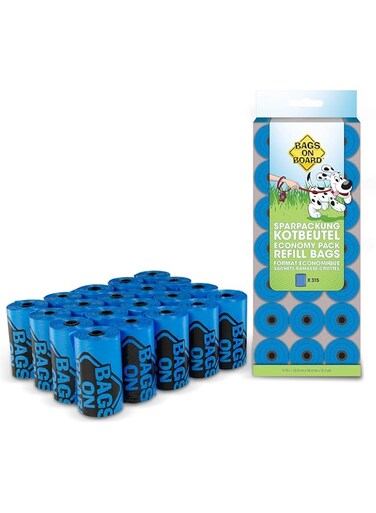 Bags on Board Sparpackung KotbEUtel Economy Pack, Blue, 315 Bags (21 X 15)