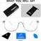 FEISEDY Blue Light Blocking Glasses Fake Nerd Clear Square Computer Lightweight Pilot Glasses Frame Oversized B2866