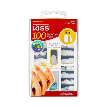 Kiss Full Cover Active Oval Kit