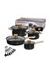 Set 10 Pcs, 4pcs pan + 6pcs tools, non-stick cookware set. Good quality and durable
