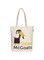 EcoRight 100% Organic Canvas Tote Bag with Zip, Eco-friendly Small Tote Bags for Women for Christmas, Travel, Beach &amp; Shopping
