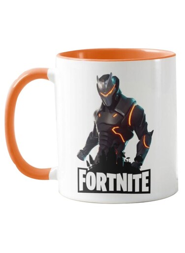 Piece Fortnite Game Printed Mug Orange/White