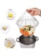 Azonee Foldable Stainless Steel Colander and Fryer Basket