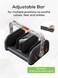 Bounce 360 Foot, Calf & Arm Massager Deep Tissue Electric Massage Machine with Air Compression, Multi-Mode & Adjustable Intensity, Circulation Booster & Pain Relief, Home Therapy Device (Black)