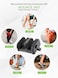 Bounce 360 Foot, Calf & Arm Massager Deep Tissue Electric Massage Machine with Air Compression, Multi-Mode & Adjustable Intensity, Circulation Booster & Pain Relief, Home Therapy Device (Black)
