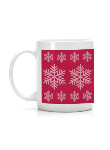 the Love Snowflakes Christmas Mug