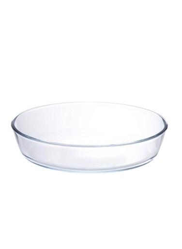 Oval Borosilicate Glass Baking Tray 2.4 Liter, 303mm*213mm*65mm, RNGT-10548