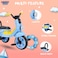 Lovely Baby Kids/Children Tricycle LB 2280 with Music &amp; Light, Steel Frame, EVA Wheels, Rear Basket, For The Ages 1-3 Years - Blue