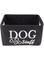 Joyzzz Dog Toy Box, Dog Toy Storage Bin with Metal Handles Collapsible, Waterproof Inside Pet Supplies Storage Basket, Basket for Dog Toys Perfect for Organizing Pet Toys and Accessories