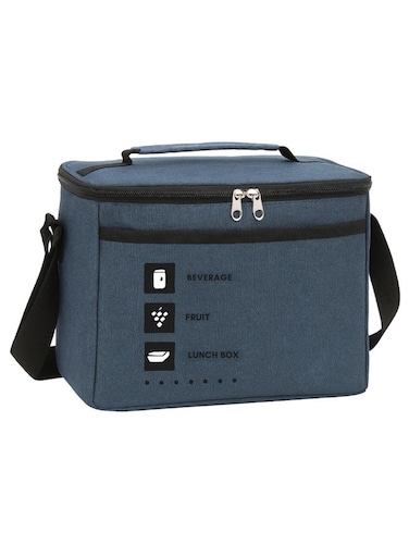 Thermal Lunch Bag Cooler Insulated Lunch Box Tote Reusable Leakproof Food Storage Bag Large Capacity Meal Carrier for Work School Office Travel Picnic Beach Hiking Lunch Container for Men Women Kids Adults with Adjustable Shoulder Strap Lunch Cooling Tote Bento Box Organizer Waterproof Lunch Bag for Snacks and Drinks Multipurpose Hot and Cold Food Carrier Fruit Snacks Box 27X17X20 CM