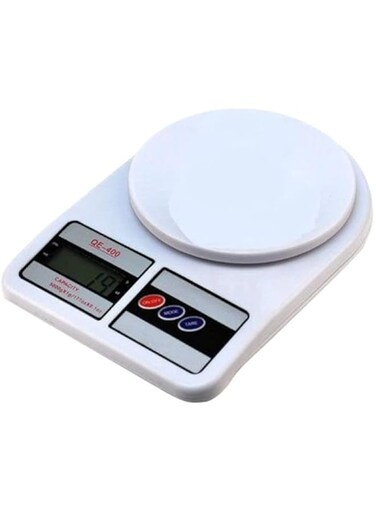 Dubai Gallery Electronic Kitchen Scale White/Black AMZ-N30107264A