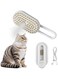 VorsiPro 3-in-1 Steamy Cat Brush, Spray Cat Brush for Shedding, Self Cleaning Spray Comb for Cats Massage Shedding, Rechargeable Dematting Comb for Gentle Detangling, Cleaning, Massaging