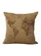 Modern Home Painted Pillow Case Combination Brown