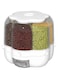 DXDYDZ 6 Grid Rotating Food Dispenser Round Rice Storage Container Rice Bucket Rice Storage Tank Sealed Grain Container Dry Food Fruit Storage Box for Home and Kitchen(Transparent)