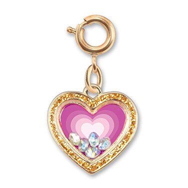 Charm It Gold Collection Gold Heart Shaker Charm