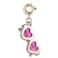 Charm It Gold Heart Sunglasses Charm