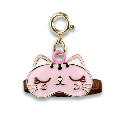 Charm It Sleep Mask Charm With Gold Kitty