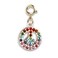 Charm It Rainbow Sparkle Peace Charm In Gold