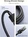 UGREEN Ethernet Cable Cat 6 2M Braided Network Cable 1Gbps High Speed Internet Cord Shielded LAN Wire RJ45 Connector Compatible with Router PS5 Xbox Smart TV Switch WiFi Extender Ethernet Adapter