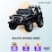 Lovely Baby Power Riding Car for Kids LB 1630DX, Electric Ride On Vehicle, Rechargeable Battery Operated Ride-on Jeep, Recommended For 1-6 Years - Black