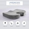 Nova Pro Gel Seat Cushion for office chair Memory foam  Car Seat cushion pillow  Back, Sciatica, Coccyx Tailbone Pain Relief   Non-Slip Orthopedic Chair Pillow   Office Chairs and Wheelchair