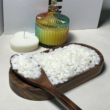 Natural Eco-Friendly Rapeseed Wax For Pillar Candle Making granulated - Nontoxic and free from Soy, Coconut and synthetic wax. (500 GM)