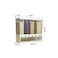Wall-Mounted Dry Food Dispenser, 6 Compartments, Clear Storage Containers with Individual Portion