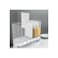 Wall-Mounted Dry Food Dispenser, 6 Compartments, Clear Storage Containers with Individual Portion